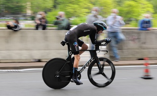 Romain Bardet (Team DSM) lors du chrono du
Giro en mai 2021. (Laurent Coust / SOPA Images//Credit:SOPA Images/SIPA)