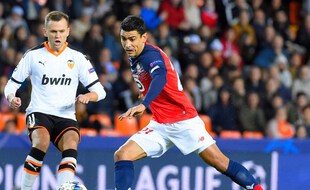 Benjamin André lors du match de Ligue des champions face à Valence