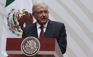 Le président mexicain Andrés Manuel Lopez Obrador, à Mexico le 5 avril 2020.