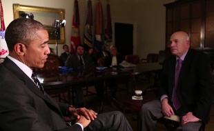 Barack Obama interviewe David Simon, le créateur de la série «The Wire».