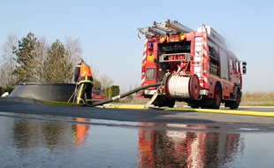 Illustration d'une intervention de pompiers, ici en Ille-et-Vilaine.