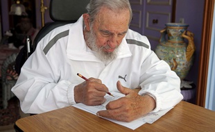 Fidel Castro, le 19 avril 2015.