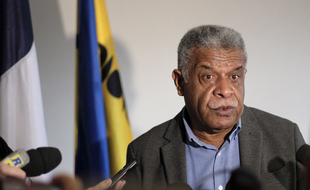 Louis Mapou, président du gouvernement de Nouvelle-Calédonie, le 8 juillet 2021.