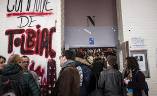 L'université Paris I de Tolbiac est bloquée depuis une dizaine de jours.