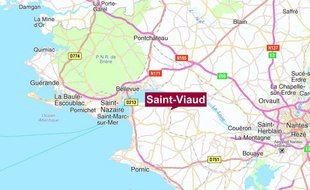 Localisation de Saint-Viaud, en Loire-Atlantique