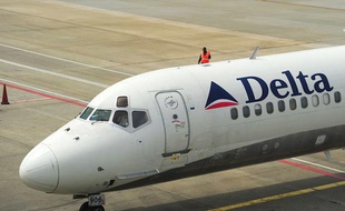 Un avion de la compagnie Delta Airlines, pris le 12 septembre 2009.