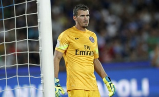 Le gardien du PSG, Nicolas Douchez, en 2014.