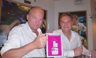 Christophe Boisselier et Sébastien Burel ont planché pendant plusieurs mois sur l'application Frigo Magic.