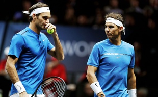 Roger Federer et Rafael Nadal à la Laver Cup