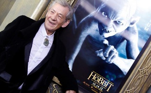 L'acteur Ian McKellen, qui incarne Gandalf dans le «Hobbit», lors de la première du film à New York, le 6 décembre 2012.