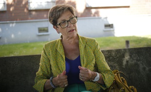 Viviane Lambert, la mère de Vincent Lambert, à Reims, le 6 juin 2015.