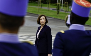 La ministre des Armées, Florence Parly, à l’école militaire de Saint-Cyr le 7 septembre 2020.