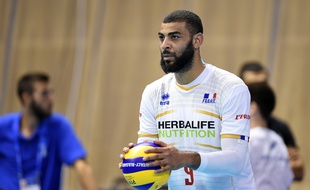 Earvin Ngapeth, ici en septembre 2018, a été testé positif au coronavirus et hospitalisé.