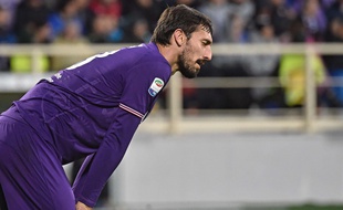 Davide Astori lorsz de Fiorentina-Roma, le 5 novembre 2017.