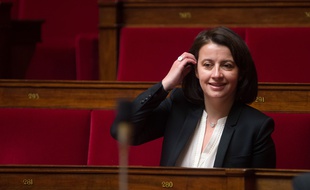 Cecile Duflot, patronne des Verts à l'Assemblée le 24 mars 2015.