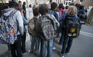 Des élèves dans un collège parisien, en 2011.