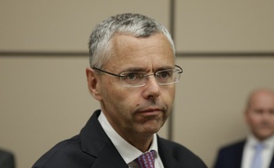 Michel Combes, le directeur d'Alcatel-Lucent le 6 juin 2015 à l'Assemblée nationale.