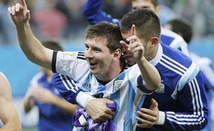 Messi après la victoire face aux Pays-Bas, le 9 juillet 2014