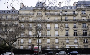 L'hôtel particulier parisien de Teodorin Nguema Obiang, dans lequel ont été saisis 200 m3 de biens de valeur, le 14 février 2012