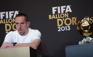 Franck Ribéry à Zurich, en Suisse, le 13 janvier 2014.