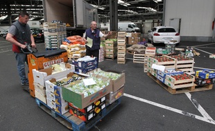 Le MIN, march d'intrt national de Nantes, le 5 juiller 2012.