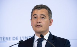 Gérald Darmanin au ministère de l'Intérieur, le 12 mai.