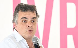L'écrivain Alexandre Jardin au Festival du Livre de Nice en 2019.