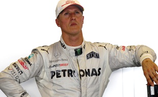 Michael Schumacher lors du GP d'Abu Dhabi en novembre 2012.