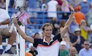 Daniil Medvedev, vainqueur du Master 1000 de Cincinnati, le 18 août 2019.