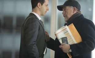 Jeremy Strong (Kendall Roy) et Brian Cox (Logan Roy) dans la série «Succession».