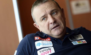 Le patron du Dakar Etienne Lavigne le 3 janvier 2014 à Rosario en Argentine.
