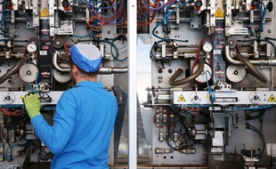 Une usine en Italie, à Turin.