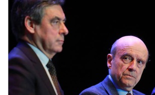 Le 23 mars 2015, François Fillon et Alain Juppé.
