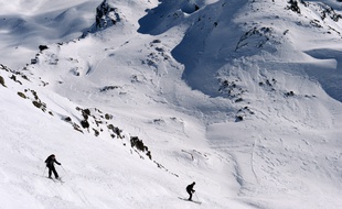 Des pistes de ski à Méribel en Savoie.