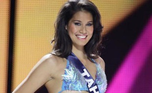 Mehiata Riara, Miss Tahiti 2013, le 7 décembre 2013.