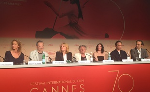 La conférence de presse de D'après une histoire vraie de Roman Polanski