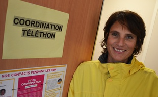 Eve Bébien, coordinatrice bénévole du Téléthon pour l'est de l'Hérault.