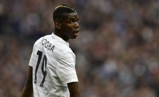 Paul Pogba, le milieu de terrain de l'équipe de France, le 27 mai 2014, au Stade de France.