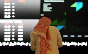 Un trader à la bourse de Ryad en Arabie Saoudite, le 15 juin 2015