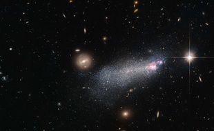 Illustration: une galaxie observée par Hubble.
