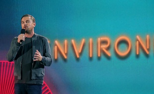 L'acteur Leonardo DiCaprio au concert Global Citizen à New York en septembre 2019