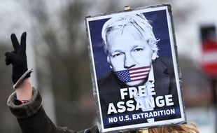 Manifestation le 28 février de partisans de la libération de Julian Assange.