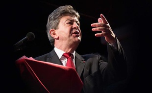 Jean-Luc Mélenchon, lors de ses voeux à la presse, le 10 janvier 2013