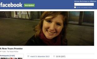 Capture d'écran de l'événement Facebook créé par un Néo-Zélandais pour retrouver une jeune fille rencontrée à Hong Kong, le 31 décembre 2012.