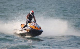 Un pilote de jet-ski (illustration).
