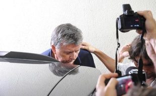 Raymond Whelan, un des directeurs de Match Hospitality, après son arrestation dans le cadre d'un trafic de billets le 7 juillet 2014 à Rio de Janeiro
