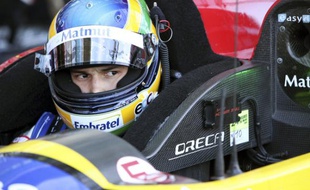 Le pilote automobile, Bruno Senna, lors des 24 heures du Mans, le 13 juin 2009.