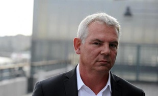 Le secrétaire général de la CGT Thierry Lepaon, le 9 octobre 2014 à Bordeaux