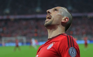 Franck Ribéry lors du quart de finale aller de Ligue des champions Bayern Munich-Benfica, le 5 avril 2016.