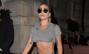 La chanteuse Lady Gaga à Londres